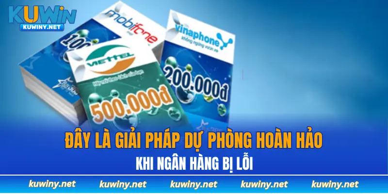 Đây là giải pháp dự phòng hoàn hảo khi ngân hàng bị lỗi